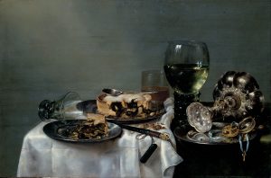 Willem_Clasz._Heda_-_Breakfast_Table_with_Blackberry_Pie_-_Google_Art_Project